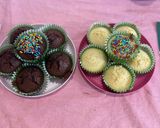A picture of step 8 of Sunday cupcakes🧁.