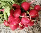 Une image de l'étape 1 de Artichaud poivrade vinaigrette cibette radis rose🥙.