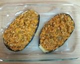 Foto del paso 7 de la receta Berenjenas al horno rellenas de carne
