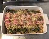 Une image de l'étape 7 de Roulés de poulet au bacon,emmental,moutarde douce et champignons.