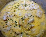 Foto del paso 5 de la receta: Kokotxas de Bacalao al Pil Pil con Borraja Salteada