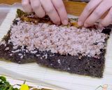 A picture of step 12 of Korean Chicken Bulgogi Kimbap.