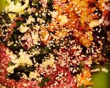 Foto del paso 1 de la receta: Bola de Kafta y Tocineta acompañado de Corona de Rugula semillada