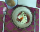 A picture of step 5 of Egg with Avocado 🥑.