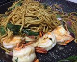 รูปขั้นตอนการทำที่ 2 ของ กุ้งอบยากิโซบะ