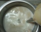 A picture of step 3 of Chikoo shake.