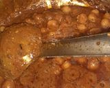 A picture of step 8 of Chhole bhature.