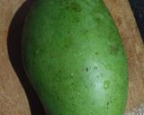 A picture of step 1 of Raw Mango Jam.