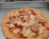 Foto langkah ke 6 dari resep Mini Cheese Side Pizza (oven tangkring).