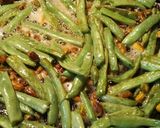 A picture of step 3 of Skye's Pistachio Pole Beans.