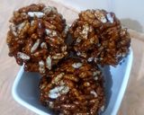 A picture of step 3 of Sweet murmura ladoo.