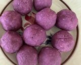 Hình bước làm 1 của món Bánh mì khoai lang tím