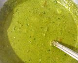 A picture of step 2 of Pesto pasta with paneer salad.