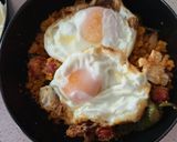 Foto del paso 7 de la receta Migas con pimientos de Padrón