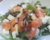 Foto del paso 3 de la receta: Ensalada de Salmón ahumado y Melón con aliño de yogurt