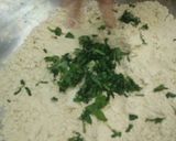 A picture of step 1 of Methi thepla.