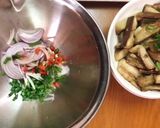 Hình bước làm 3 của món Cà tím trộn tỏi ớt <3 siêu hao cơm🍆🧄🌶🧅