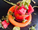 A picture of step 3 of Watermelon 🍉🍉🍉🍉😀🍉 salsa.