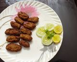 A picture of step 3 of Chicken roll kebab.
