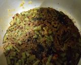 A picture of step 3 of Gavar and coconut Pulao.