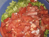 Milanesa con ensalada