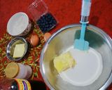 Foto del paso 2 de la receta: Cupcakes de vainilla con arándanos y crumble