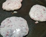 Une image de l'étape 3 de Pancake framboise chocolat blanc.