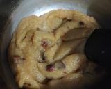 A picture of step 4 of Sooji Burfi.
