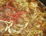 A picture of step 1 of Hot & Sour Soup.