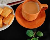 A picture of step 2 of Lemon grass and mint tea.