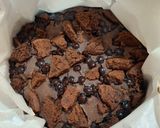 Foto langkah ke 6 dari resep Mochi Cake Coklat Lumer (1 Telur).