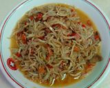 Foto langkah ke 4 dari resep Teri medan tumis kecombrang.