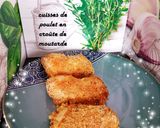 Une image de l'étape 5 de Cuisses de poulet en croûte de moutarde thym herbes de Provence.