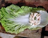 Foto langkah ke 4 dari resep Sawi Kukus Isi Tahu Telur.