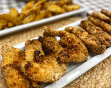 Foto del paso 5 de la receta: Pollo estilo frito con panko en freidora de aire
