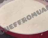 A picture of step 6 of Cream of chicken Mushroom soup.