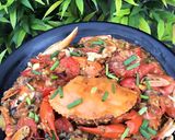 Foto langkah ke 5 dari resep Kepiting Keroyokan (Mixed Seafood).