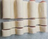 Foto del paso 5 de la receta Canapes de hojaldre de salchichas 