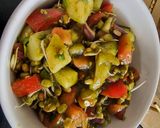 A picture of step 6 of Sprouts Bhel Salad.