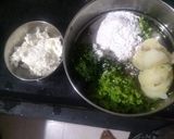 A picture of step 2 of Haryali cheese Kabab.
