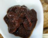 A picture of step 4 of Yong Tau Foo with miso paste.