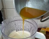 A picture of step 3 of #Team Contest#Team Peaches# Italian Desserts# orange souffle.