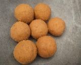 A picture of step 12 of Shengoli ladoo.
