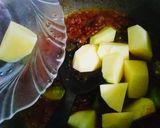 A picture of step 8 of Aloo ki taheri.