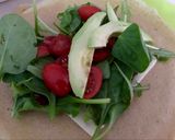 A picture of step 5 of Mouth watering breakfast wrap.