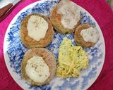 Foto del paso 5 de la receta: Milanesas de zapallitos con omelette de ajo y perejil