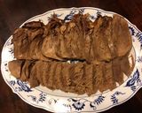 A picture of step 3 of California Farm Beef Tongue Flambee.