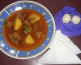 A picture of step 11 of Beef Aloo Gosht.