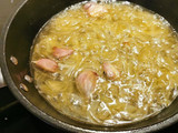 Hígado de ternera encebollado con Puré de patata