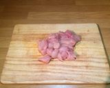 A picture of step 2 of Chicken Fried Rice.